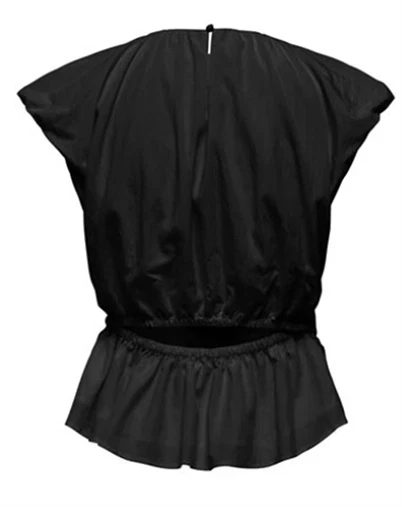JDY - JDYTina Fitted Open Back Top - Black